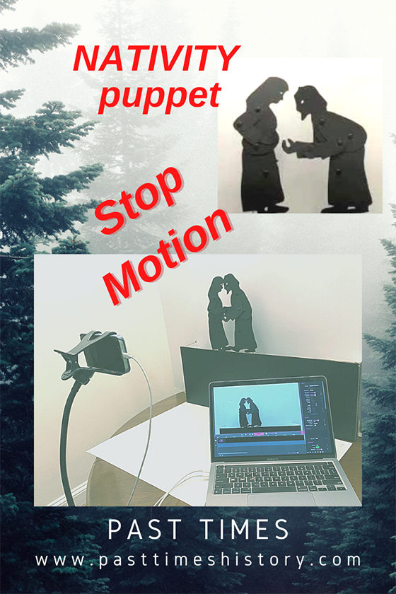 Nativity puppet stop motion