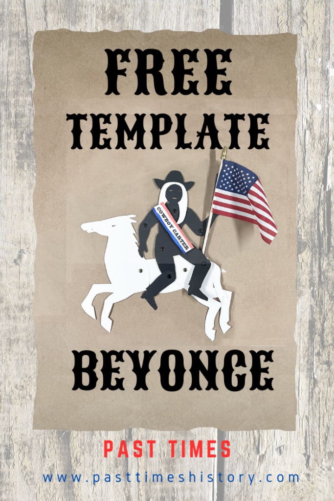 Free template Beyonce (wanted sign)