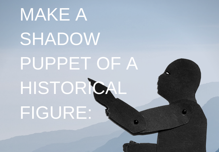 Shadow puppet of Martin Luther King
